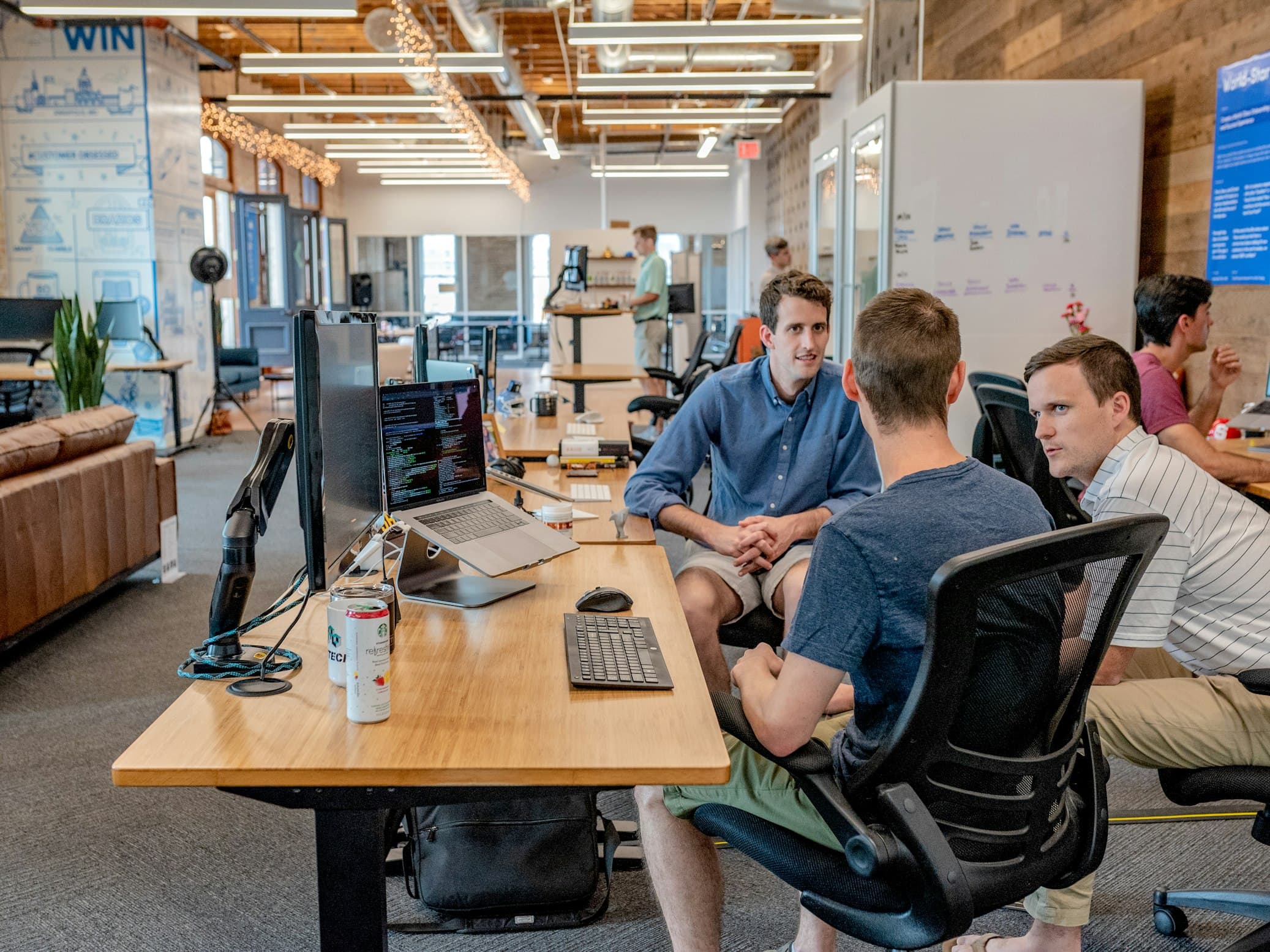 Creative team brainstorming ideas